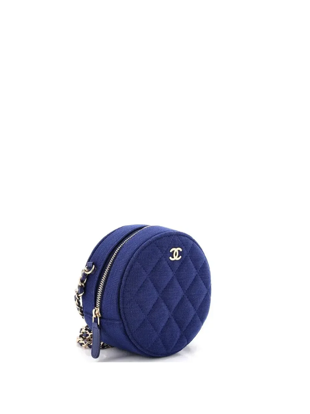 Chanel Round Clutch With Chain Quilted #324461C21B